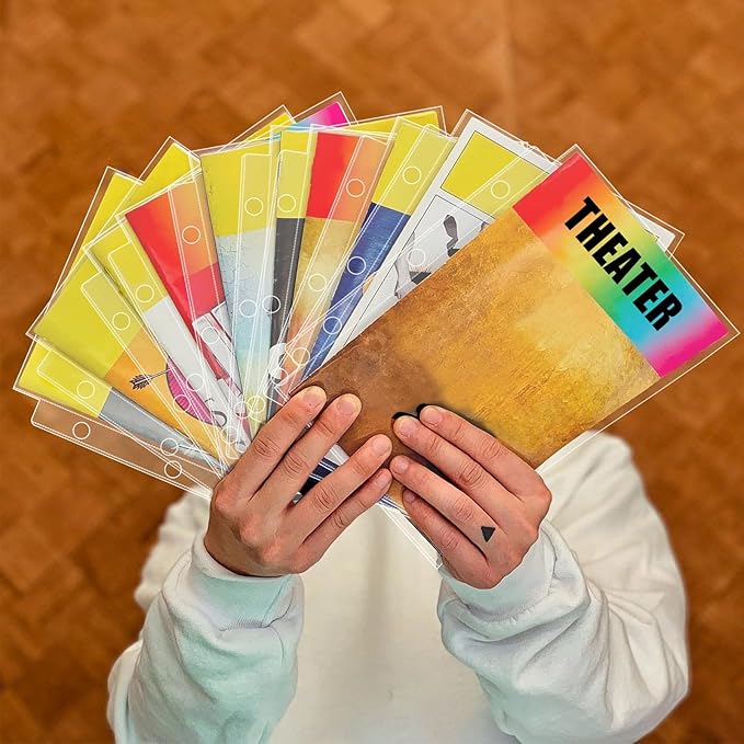 Page Protectors for Broadway Play Program and Theater Programs, 50 Sheet Protectors, Fit 5.5 x 8.5 Programs from Mid 1980s to Modern, Binder Sleeves