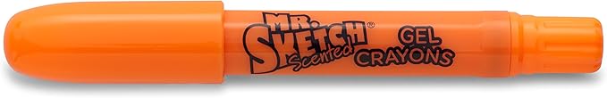 Mr. Sketch 1951332 1951332 Scented Twistable Gel Crayons, Assorted Colors, Pack Of 6, Multicolor, 6-Count