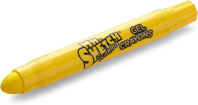 Mr. Sketch 1951332 1951332 Scented Twistable Gel Crayons, Assorted Colors, Pack Of 6, Multicolor, 6-Count