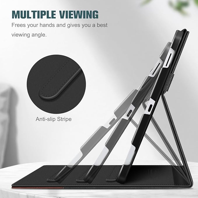 Fintie Case for Samsung Galaxy Tab S10 Lite/ S10 FE/ S9 FE 5G 10.9 Inch/Tab S9 11 Inch with S Pen Holder, Multi-Angle Viewing Protective Cover with Pocket, Auto Sleep/Wake, Dual Color