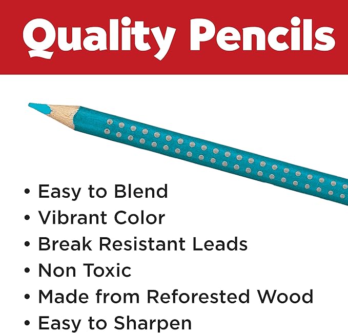 Faber-Castell Grip Colored EcoPencils - 12 Count