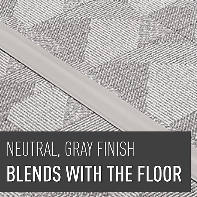 C2G Wiremold Floor Cord Management Kit, Corduct, Cord Protector, Wire Organizer and Hider, Rubber Cable Cover and Concealer, Gray, 5 Feet, CDG-5