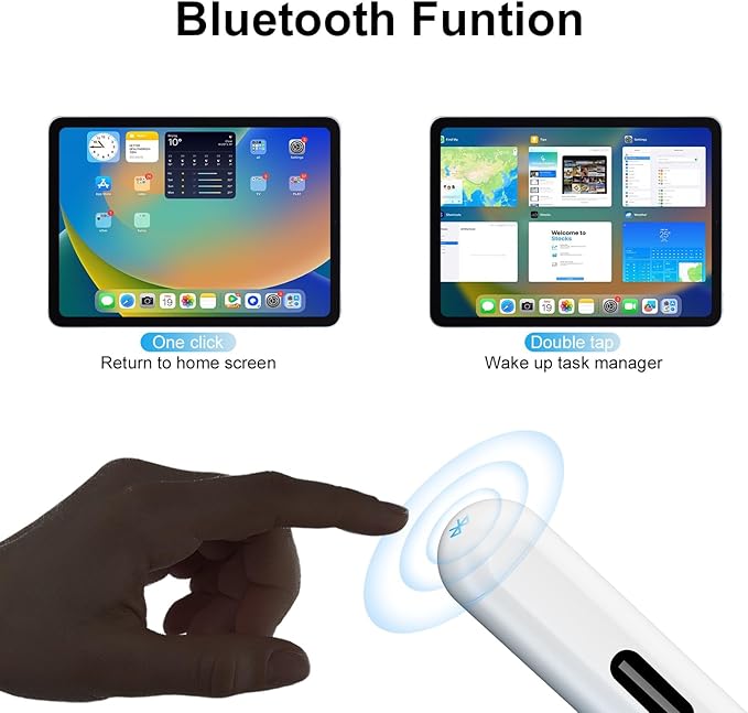 Stylus Pen for iPad 2018-2024, Fast Charging Apple Pencil (1st Gen) With Tilt Sensitivity & Palm Rejection, Magnetic Pen for iPad Air 3/4/5, Mini 5/6, 6-10 Gen, Pro 11/12.9"