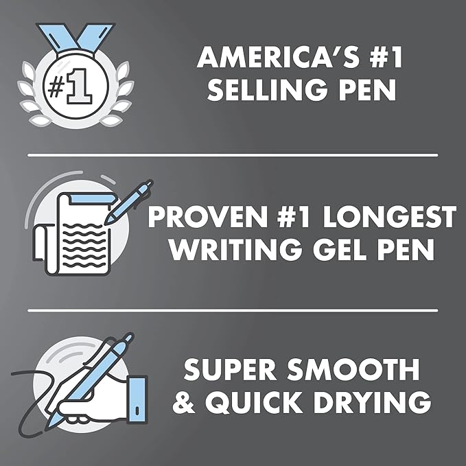 Pilot G2 Premium Retractable Gel-Ink Rolling Ball Pens, Bold Point (1.0mm), 1.0 Gel Pens, Assorted, Tub of 36 - Ideal for School, Journaling, & Office Writing