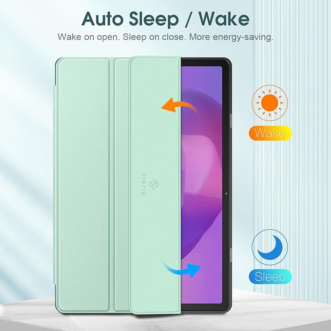 Fintie Case for Lenovo Idea Tab Pro 12.7 inch 2025 (TB-373FU/ TB-375FC) - Ultra-Thin Soft TPU Back Cover Protective Case with Pen Holder and Auto Sleep/Wake (Green)