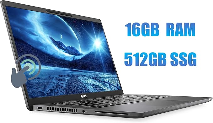 Dell Latitude 7420 Touchscreen Laptop Computer, Intel 11th Gen Core i7-1165G7, 16GB RAM, 512GB SSD, 14" FHD (1920x1080) Notebook, Backlit Keyboard Windows 11 Pro (Renewed)