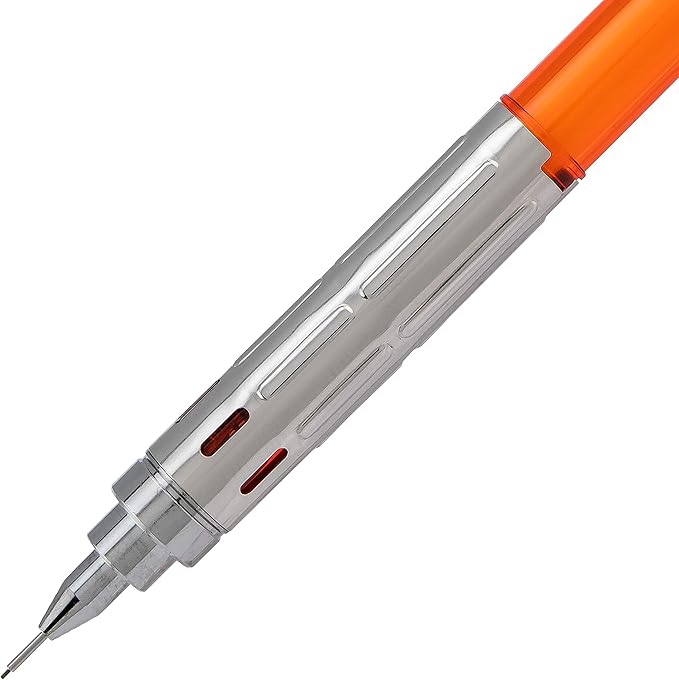 Pentel Arts GraphGear 300 Mechanical Pencil, (0.3mm) Extra-fine line, 1- Pack, Orange Barrel (Pack of 2)