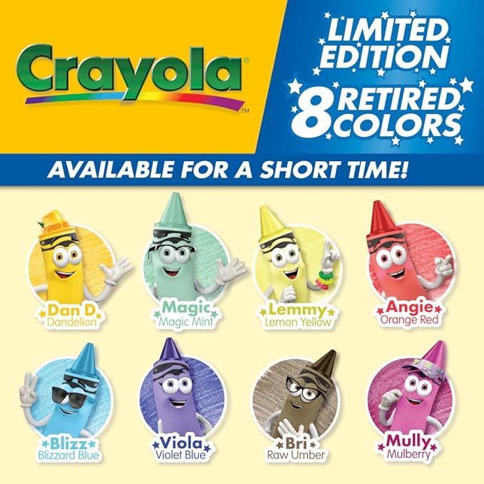 Crayola Coloring Set with Limited Edition Blue Art Case, Limited Edition Crayons, 50+ Pieces, Gifts for Kids