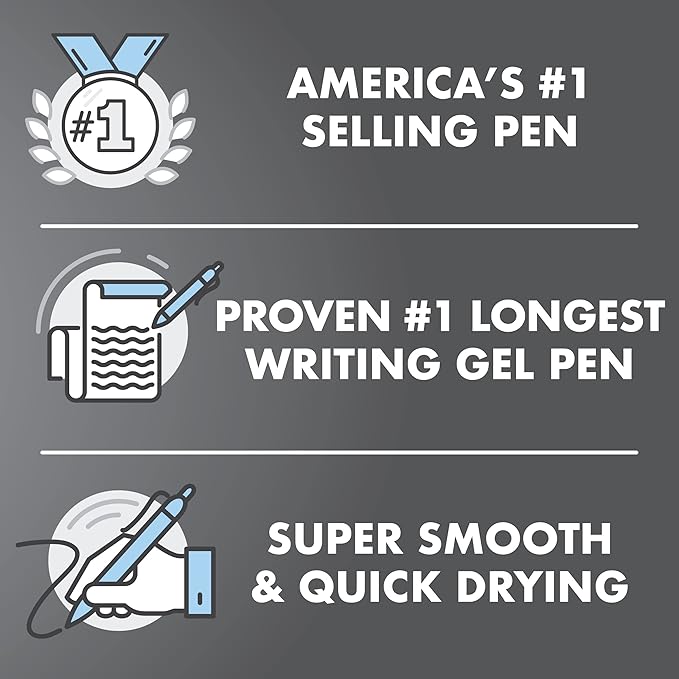 Pilot, G2 Premium Gel Roller Pens, Bold Point 1 mm, Pack of 12, Navy