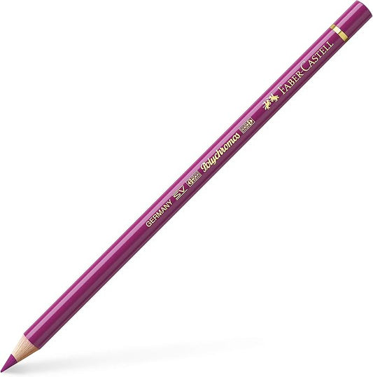Faber-Castell Polychromos Artists' Single Pencil - Colour 125 Middle Purple Pink