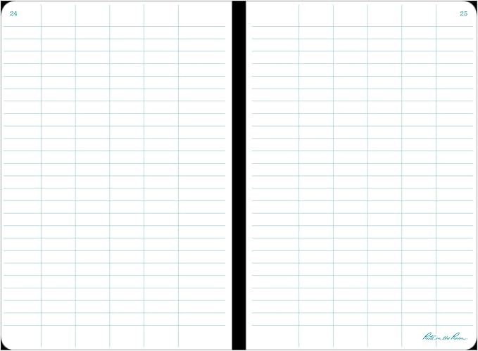 Rite in the Rain All-Weather Stapled Notebook, 4 5/8" x 7", Yellow Cover, Level Pattern, 3 Pack (No. 311FX)