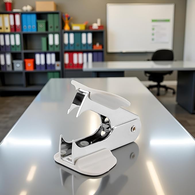 White Steel Pine Style Staple Remover for 24/6 26/6 Staple Removers Office and School Supplies