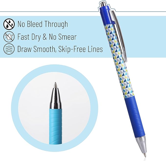 Mr. Pen Bible Journaling Kit, 18 Pack - 10 Gel Highlighters, 8 No Bleed Pens, Bible Pens and Highlighters, No Bleed, Gift