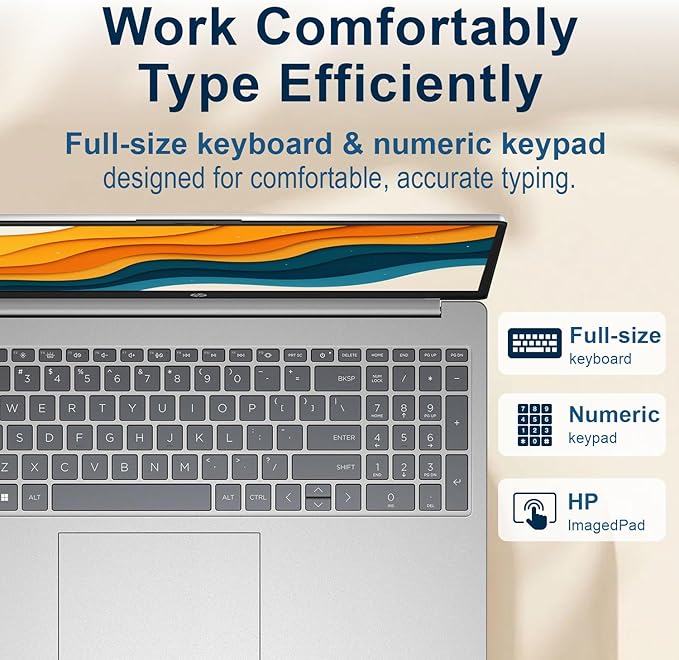 HP 15.6" FHD 1080p IPS Display Laptop | Intel i7-1255U 10-Core Processor | 32GB DDR4 RAM | 1TB PCIe SSD | Win 11 | WiFi 6 | 720P Camera with Privacy Camera Shutter | Thin Notebook for Work & Study