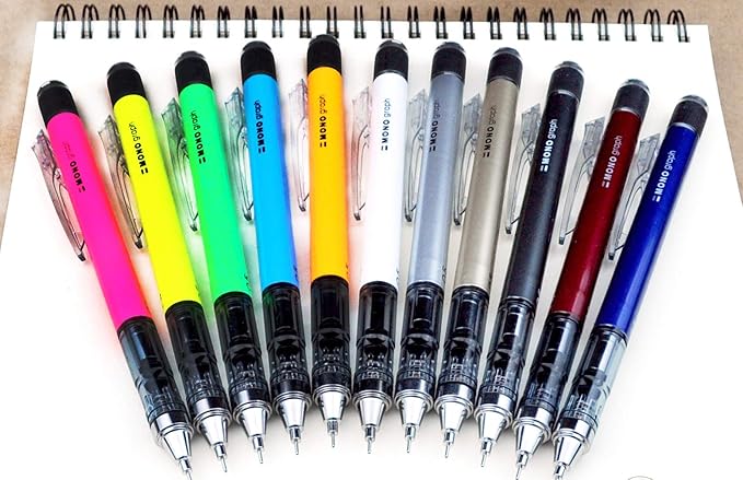 Tombow Mechanical Pencil, Monograph 0.5mm, Neon Green (DPA-134E)