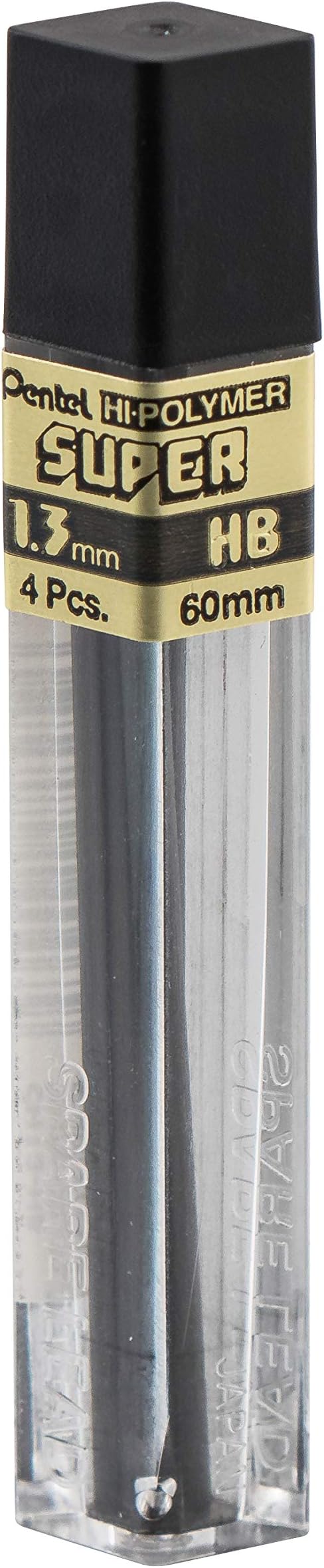 PentelCH13BPHB2 Super Hi-Polymer Lead Refill (1.3mm) HB, 8Pcs/Tube, 2Pk (Pack of 2)