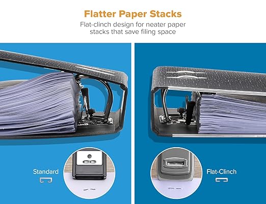 Bostitch Office Heavy Duty 40 Sheet Stapler with 1250 Staples & Claw Remover, Small Stapler Size, Fits into The Palm of Your Hand, Value Pack, Gray (B175-GRAY-VP)