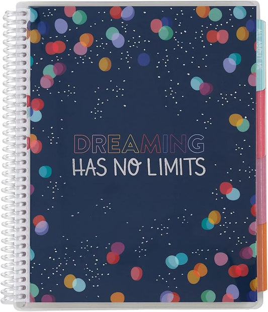 Erin Condren 7'' x 9'' 2nd Edition Kids Planner & Activity Book - Dreaming Has No Limits. 12 - Month Undated Planner
