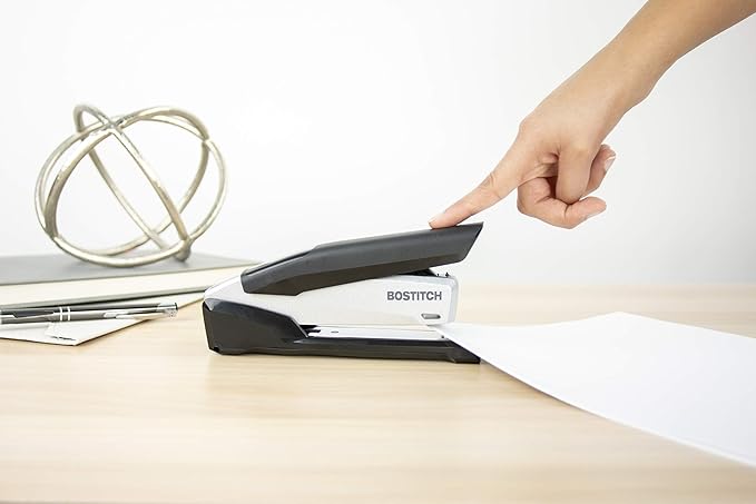 PaperPro - 1115 - inPOWER+ 28 Premium Stapler with Built-in Staple Remover, 28 Sheets, Full-Strip, Black/Silver