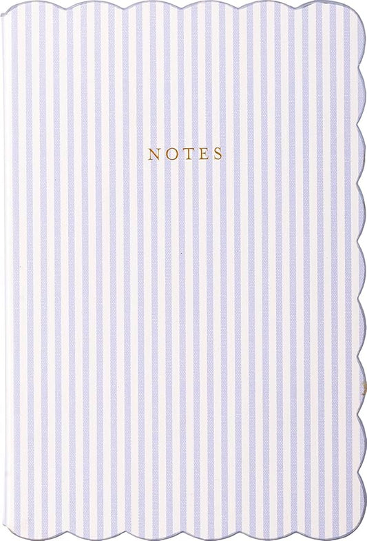 Laura Ashley English Garden Journal – 6x8 Inch Hardcover Notebook with Scalloped Edge, 256 Lined Pages, Gilded Edges, Faux Leather Covers