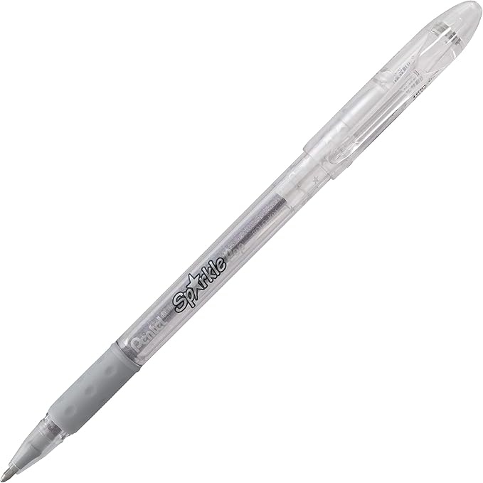 Pentel Sparkle and Krazy Pop, Metallic Gel Ink Pen, (1.0mm), Bold Line, Assorted Ink Colors, 12 count (K91BP12M)