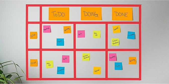 Post-it Super Sticky Notes, 8 Sticky Note Pads, 6 x 4 in., Ideal for Organization in Your Dorm, Home or Office, Energy Boost Collection