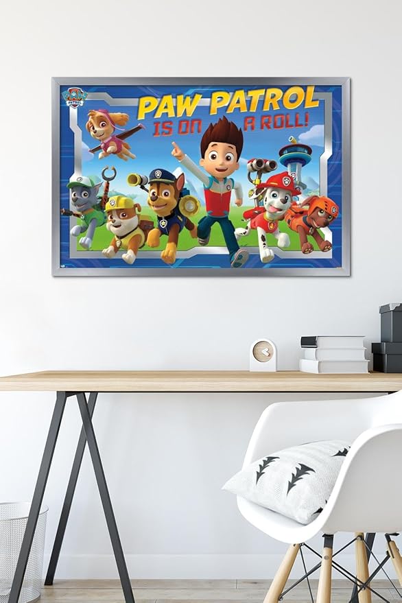 Trends International Paw Patrol-Crew Wall Poster, 24.25" x 35.75", Multicolor