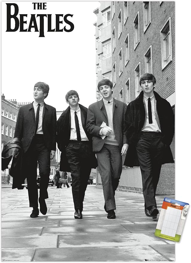 Trends International The Beatles - In London Wall Poster, 22.4L x 14.7W, Premium Poster & Mount Bundle