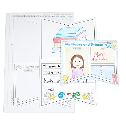 Really Good Stuff Ready-to-Decorate Hopes and Dreams Pennant Posters - Set of 24