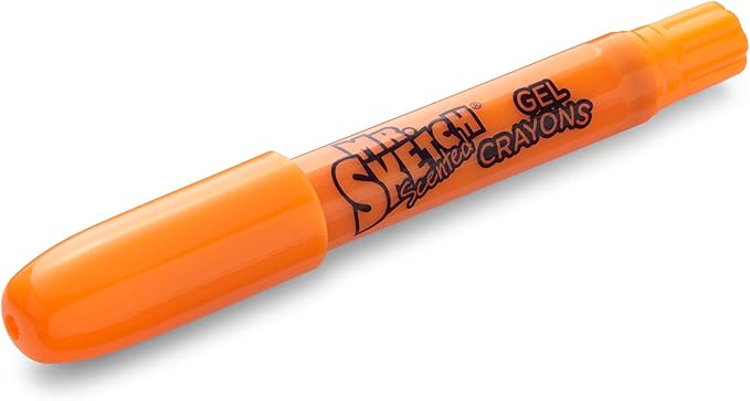 Mr. Sketch 1951332 1951332 Scented Twistable Gel Crayons, Assorted Colors, Pack Of 6, Multicolor, 6-Count