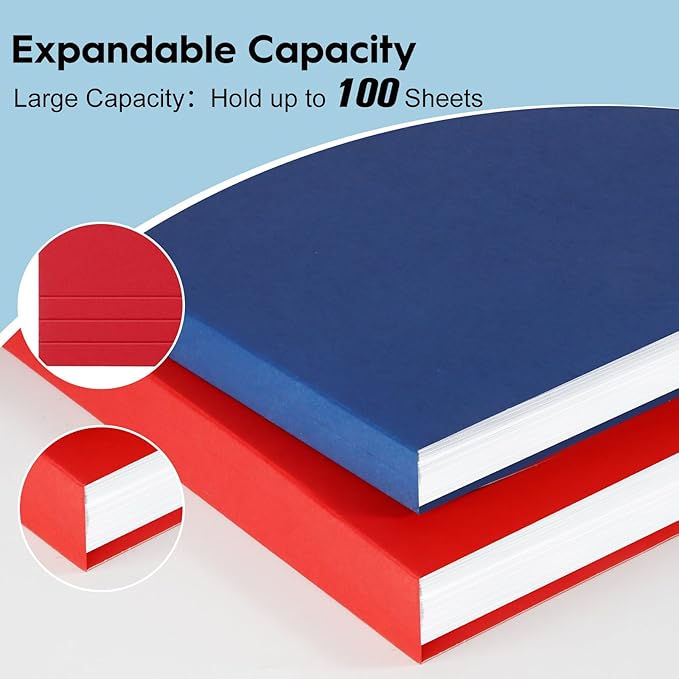 30-Pack Color File Folders, 1/3 Cut Tab, Assorted 5 Colors Letter Size Manilla Folder for School/Office/Classroom