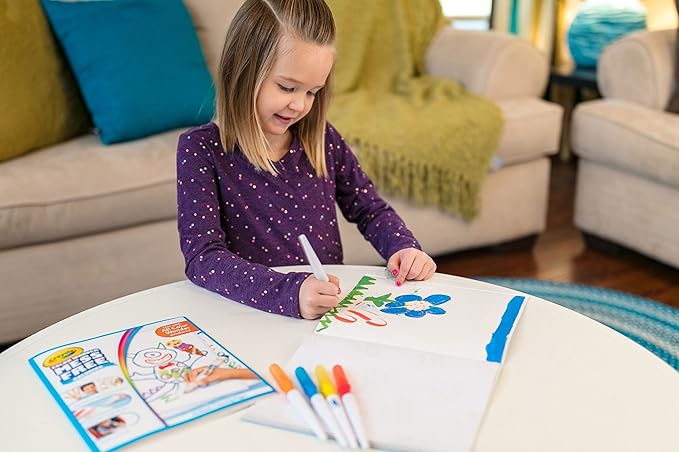 Crayola Color Wonder Paintbrush Pens & Paper, Mess Free Coloring for Toddlers, Painting Set, Toddler Arts & Crafts, Kids Gift