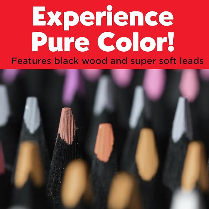 Faber-Castell Black Edition Skin Tone Colored Pencils: 12 Count, Black Wood and Super Soft Core Lead, Skin Tone Colored Pencil Set, Coloring Pencils for Kids, and Beginners, Art Supplies for Teens