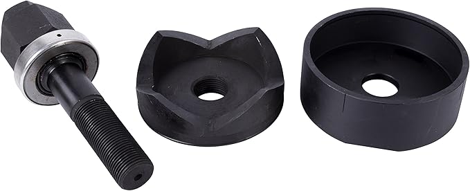 Gardner Bender KOM400 Slug-Out Mechanical Knockout Set, Contractor Punch, Die, Bearing & Drive Screw Set, Conduit Pipe Size Cutting Diameter, 4½" Hole Size, 10 AWG Mild Steel & 12 AWG Stainless Steel, 4"