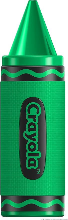 Crayola Kids Crayon Speakers Bluetooth Wireless, Portable Bluetooth Speakers 20W Peak Power HD Sound, Mini Bluetooth Speaker with TWS Pairing BT 5.3, FM Radio Home/Party/Outdoor/Travel