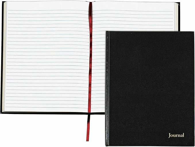 TOPS Business Journal, 11 x 8-1/2, black cover (J25811)
