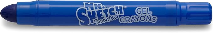 Mr. Sketch 1951332 1951332 Scented Twistable Gel Crayons, Assorted Colors, Pack Of 6, Multicolor, 6-Count