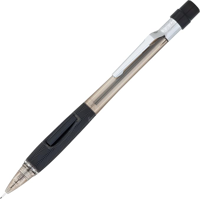 Pentel Quicker Clicker Mechanical Pencil, 0.50 mm, Assorted, 2 Per Pack (PD345BP2-K6)