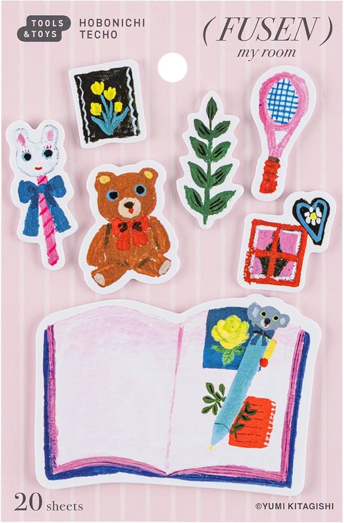 Hobonichi Techo Accessories Yumi Kitagishi: Hobonichi Sticky Note Tabs - My Room