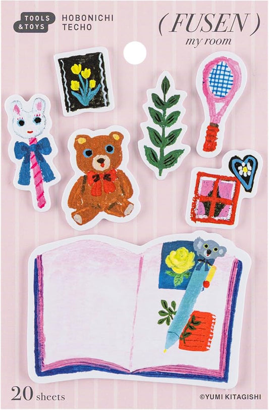 Hobonichi Techo Accessories Yumi Kitagishi: Hobonichi Sticky Note Tabs - My Room