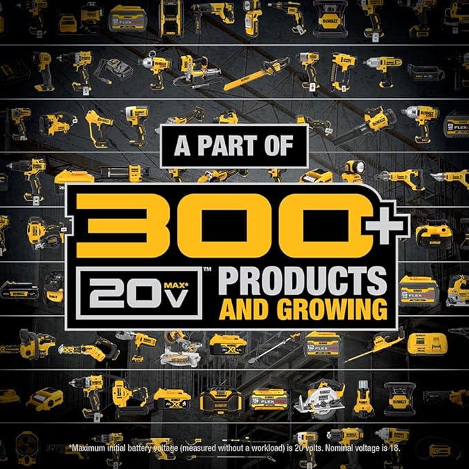 DEWALT Battery Charger for 12V MAX, 20V MAX and FLEXVOLT 20V/60V MAX Batteries, 8 Amp, 4 Port Simultaneous Fast Charging Station (DCB104)