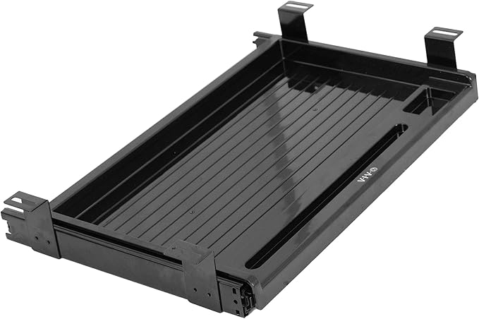 VIVO 17 inch Under Desk Slim Slide Out Pencil Drawer, Home Office Storage Organizer Tray, Black, DESK-AC04D