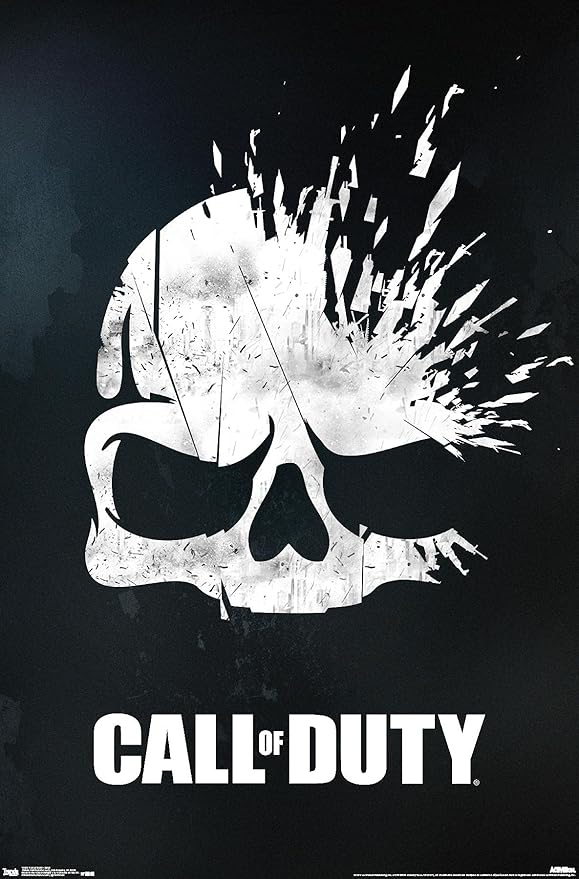 Trends International Call of Duty - Skull Wall Poster, 22.375" x 34", Premium Unframed Version