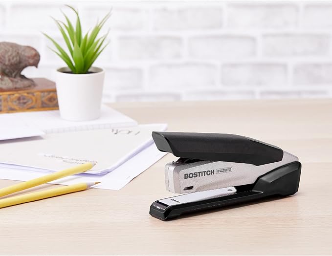 PaperPro(R) Prodigy(R) Stapler, Metallic Black/Silver, 0