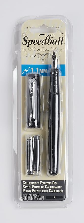 Speedball Art Products 002900 Calligraphy Fountain Pen 1.1mm