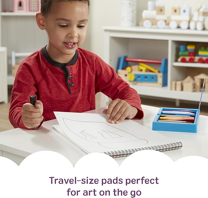 Melissa & Doug Drawing Paper, Sketch Pad, 2-Pack Bundle for Coloring, Writing or Painting (9 x 12 inches) - 50 Sheets Each, Kids Drawing Pad & Art Supplies for Kids Ages 3+ - FSC Certified