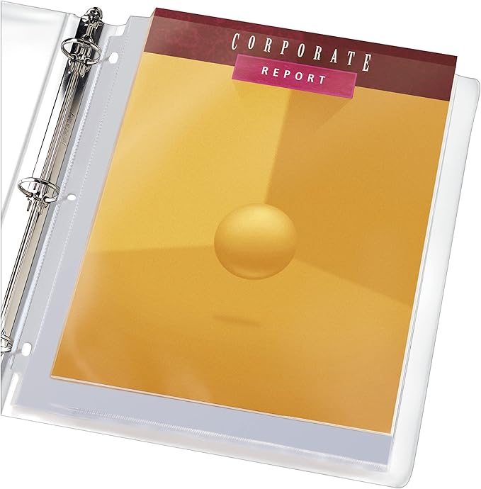 Avery Clear High-Capacity Sheet Protectors, Hold 50 Sheets, Heavyweight, 25 Multi Page Protectors (74171) (Pack of 2)