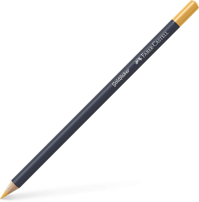 Faber-Castell Creative Studio Goldfaber Colour Pencil, (187), Light Yellow Ochre, Single Pencil, for Art, Craft, Drawing, Sketching, Home, School, University, Colouring