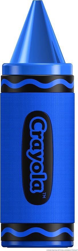 Crayola Kids Crayon Speakers Bluetooth Wireless, Portable Bluetooth Speakers 20W Peak Power HD Sound, Mini Bluetooth Speaker with TWS Pairing BT 5.3, FM Radio Home/Party/Outdoor/Travel