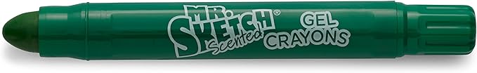Mr. Sketch 1951332 1951332 Scented Twistable Gel Crayons, Assorted Colors, Pack Of 6, Multicolor, 6-Count